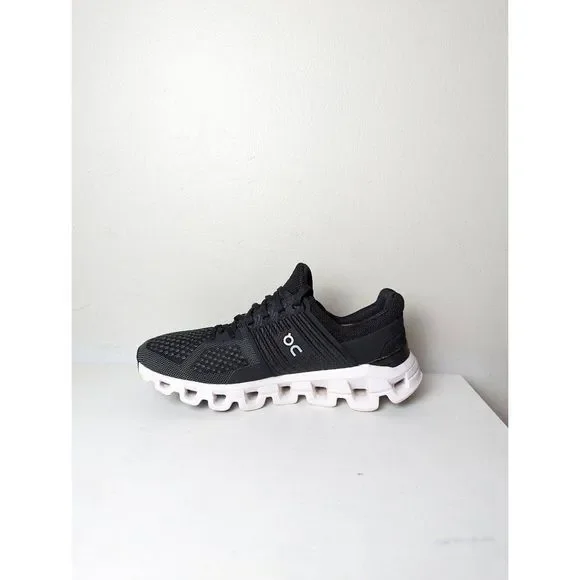 On Running Black and White Athletic Shoes - Picture 6 of 10